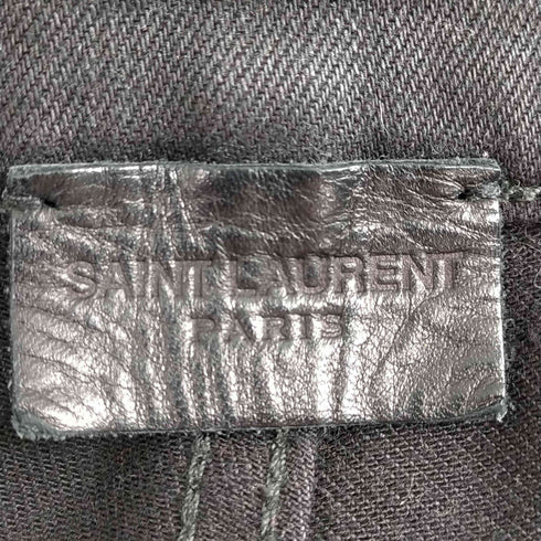 サンローランパリ SAINT LAURENT PARIS コーティングスキニーデニムパンツ メンズ 26