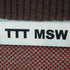 ティーモダンストリートウェア TTT_MSW Border Knit Vest メンズ M