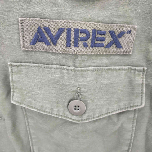 ピーエックス アヴィレックス PX AVIREX ワッペン付きミリタリーシャツ メンズ XL