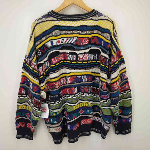 フローレンス トリコット florence tricot イタリア製クルーネック3Dニット メンズ XL