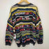フローレンス トリコット florence tricot イタリア製クルーネック3Dニット メンズ XL