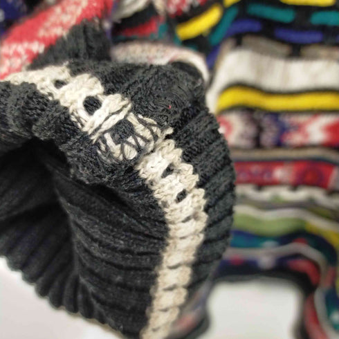 フローレンス トリコット florence tricot イタリア製クルーネック3Dニット メンズ XL