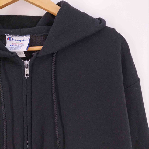チャンピオン Champion ECO AUTHENTIC 裏起毛 袖目付き コットンポリ ジップアップパーカー メンズ import:M