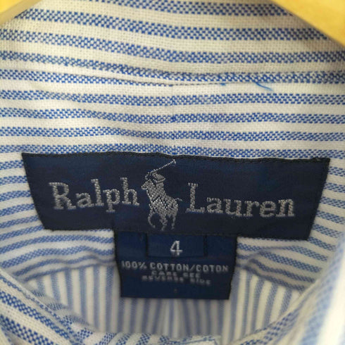 ラルフローレン RALPH LAUREN ポニー刺繍 ストライプ オックスフォードシャツ メンズ 4