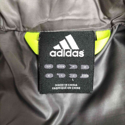 アディダス adidas CLIMAPROOF ロゴ刺繍 ダウンジャケット メンズ import:L