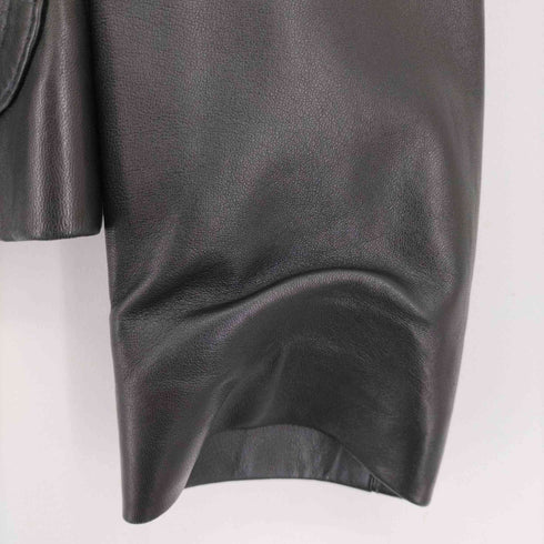 ボスヒューゴボス BOSS HUGO BOSS ラムレザーテーラードジャケット レディース EUR:40