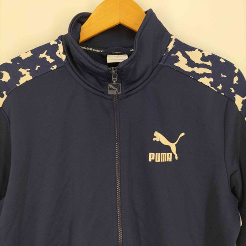 プーマ PUMA ロゴプリント アームアニマル柄ライン トラックジャケット ジャージ メンズ import:M