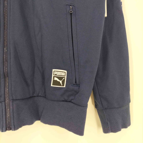 プーマ PUMA ロゴプリント アームアニマル柄ライン トラックジャケット ジャージ メンズ import:M