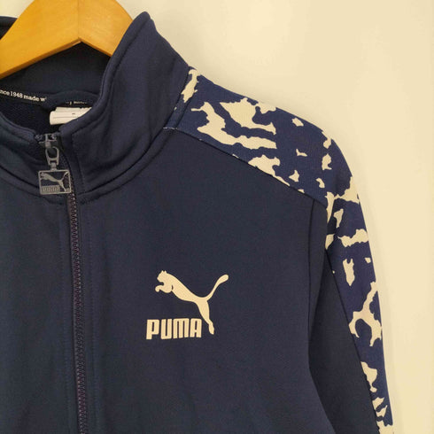 プーマ PUMA ロゴプリント アームアニマル柄ライン トラックジャケット ジャージ メンズ import:M