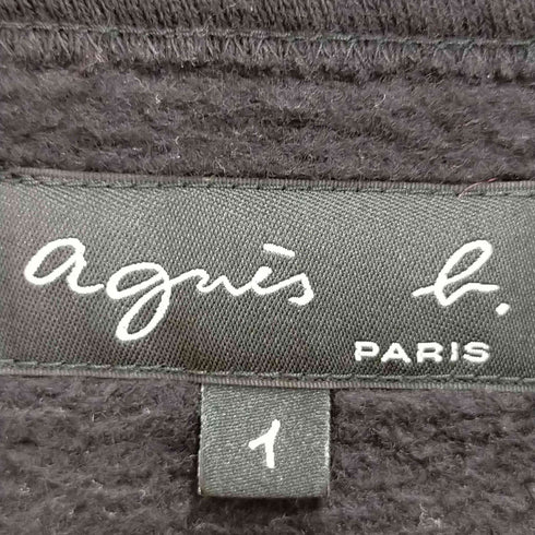 アニエスベー agnes b. PARIS Black Le Petit snap cardigan レディース 1