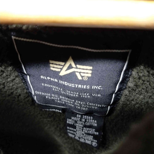アルファインダストリーズ ALPHA INDUSTRIES N-3B フライトジャケット コットン メンズ JPN:M