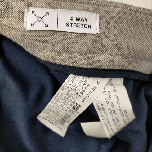 ザラ ZARA 4WAY STRETCH テーラードセットアップ メンズ ジャケットEU46 パンツEU38