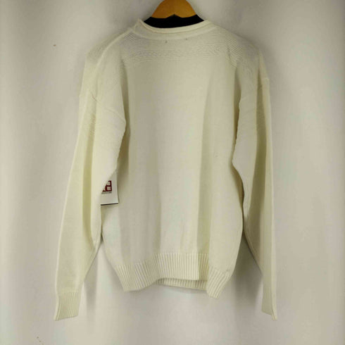カルバンクライン CALVIN KLEIN CALVIN KLEIN SPORT 90s MADE IN USA エンボスロゴ モックネックコットンニット メンズ JPN:M