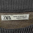 ザラ ZARA アニマルパターンコットンニット メンズ import:M