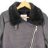 ザラ ZARA フェイクレザー ライダース ムートンジャケット レディース import:S