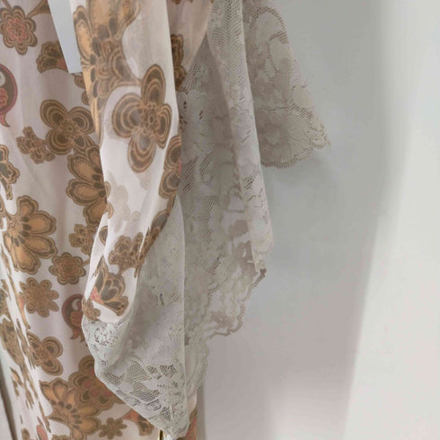 バルコニーアンドベッド Balcony and Bed レースシアーワンピース 花柄 レディース JPN:38