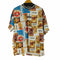 プレイボーイ PLAY BOY グラフィックプリント 総柄メッシュTシャツ メンズ JPN:L