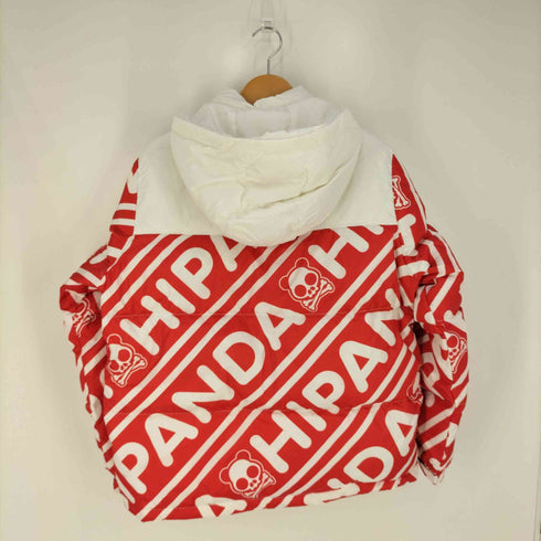ハイパンダ HIPANDA ロゴプリントダウンジャケット メンズ import:XL