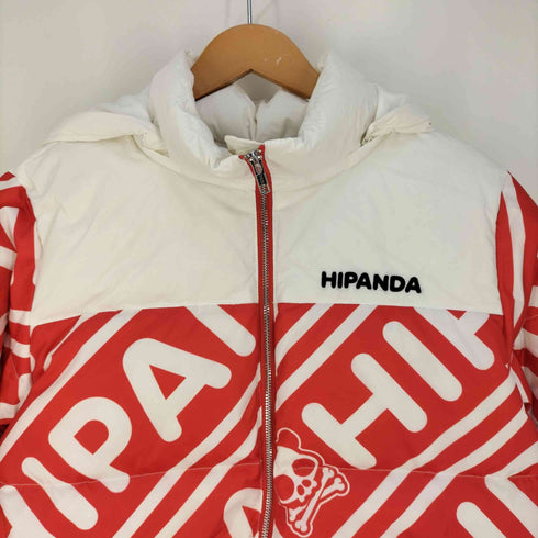 ハイパンダ HIPANDA ロゴプリントダウンジャケット メンズ import:XL
