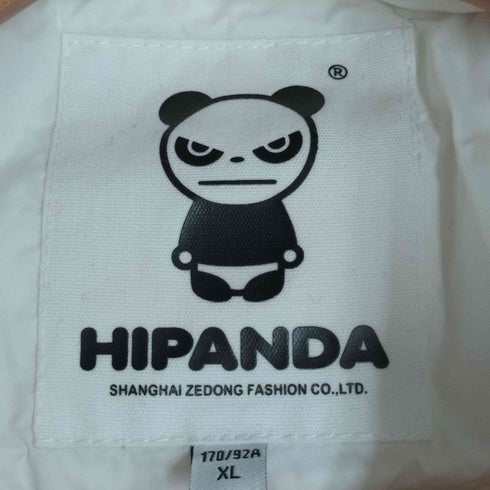 ハイパンダ HIPANDA ロゴプリントダウンジャケット メンズ import:XL