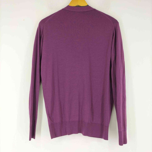 ジョンスメドレー JOHN SMEDLEY MADE IN ENGLAND シェルボタン ウールカーディガン メンズ import:S
