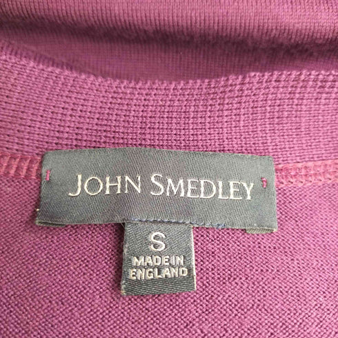 ジョンスメドレー JOHN SMEDLEY MADE IN ENGLAND シェルボタン ウールカーディガン メンズ import:S
