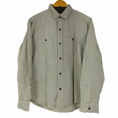 ビッグマイク BIG MIKE ヒッコリーストライプ L/S ワークシャツ メンズ import:L