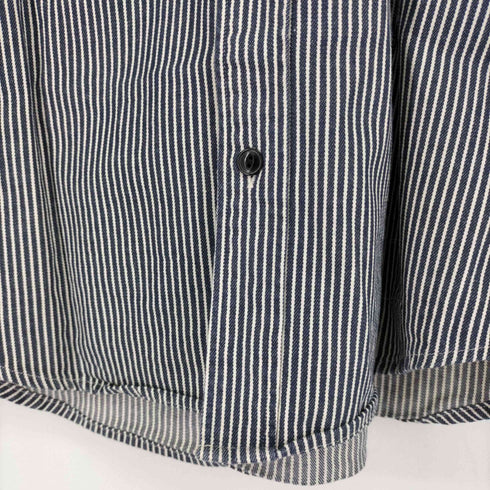 ビッグマイク BIG MIKE ヒッコリーストライプ L/S ワークシャツ メンズ import:L