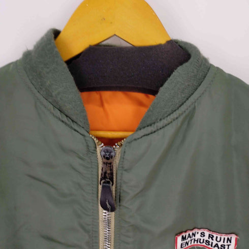 MADE IN USA ALPHA社製 IDEALジップ MA-1ジャケット メンズ LARGE