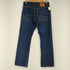 トミーヒルフィガー TOMMY HILFIGER カウレザーパッチ オフセット インディゴボタンフライ ストレートデニム メンズ 32/32