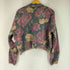 ザラ ZARA FLORAL KNIT JACQUARD CARDIGAN クロップドジャガードカーディガン レディース JPN:M