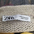 ザラ ZARA FLORAL KNIT JACQUARD CARDIGAN クロップドジャガードカーディガン レディース JPN:M