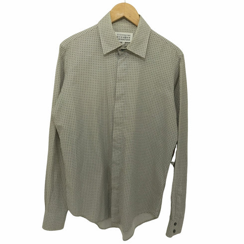 メゾンマルタンマルジェラ Maison Martin Margiela 2012SS 総柄長袖シャツ 比翼ボタン メンズ EUR:46