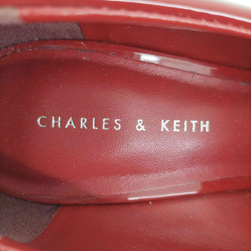 チャールズキース CHARLES & KEITH Lula ルラ パテントプラットフォームローファー レディース JPN:23.5