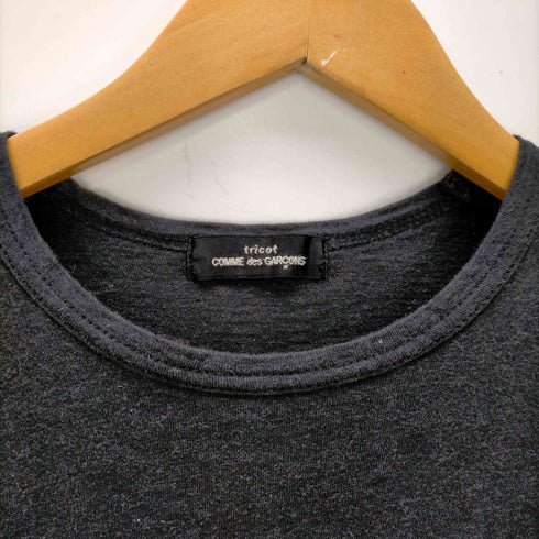 トリココムデギャルソン tricot COMME des GARCONS AD1999 変形デザイン スリッド カットソー レディース