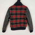 ジョイリッチ JOYRICH ウールチェックレザー切替スタジャン メンズ JPN:L