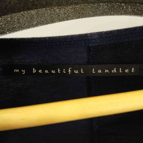 マイビューティフルランドレット my beautiful landlet ブロックパターンS/Sカットソー メンズ JPN:1