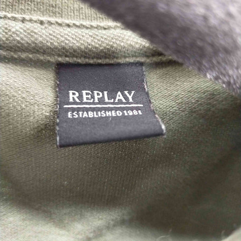 リプレイ REPLAY コットンピケポロシャツ メンズ