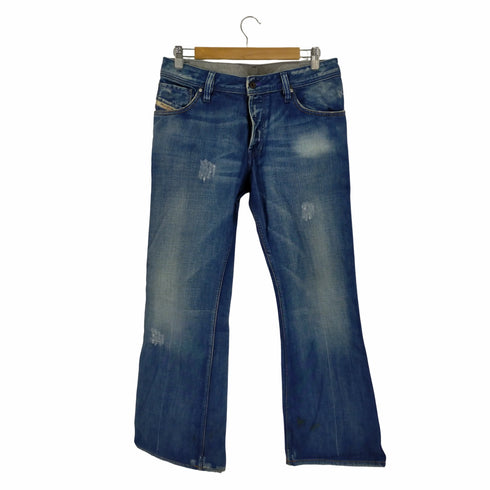 ディーゼル DIESEL ZAF ボタンフライデニムフレアパンツ メンズ US:32-33