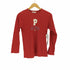 ピンクハウス PINK HOUSE P ロゴ プリント クルーネック L/S Tシャツ レディース