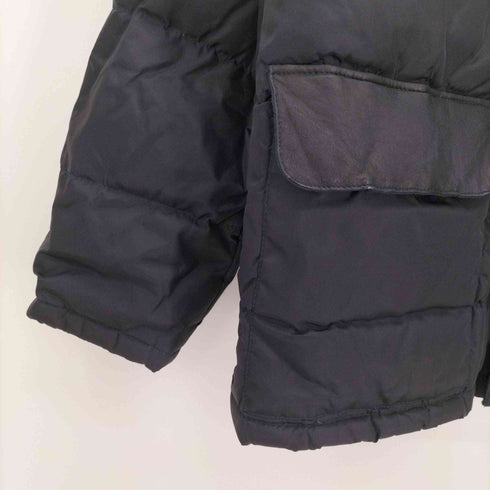 G.M.T カウレザー 切替 ナイロン ダウンジャケット メンズ JPN:L