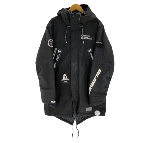 エーエイプバイアベイシングエイプ AAPE BY A BATHING APE padded shell jacket 中綿サル キルティング メンズ JPN:XL