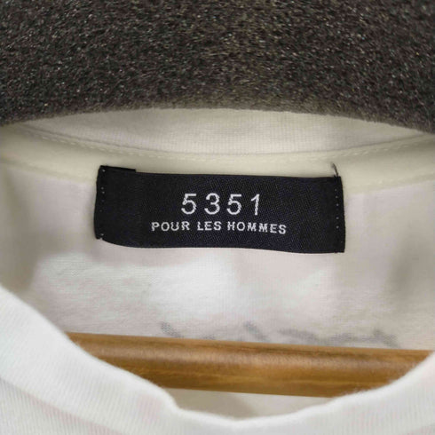 ゴーサンゴーイチプールオムエラファム 5351 POUR LES HOMMES ET LES FEMMES プリントS/Sカットソー メンズ 46