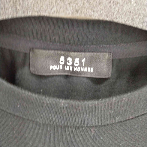 ゴーサンゴーイチプールオムエラファム 5351 POUR LES HOMMES ET LES FEMMES バックプリントS/Sカットソー メンズ 46