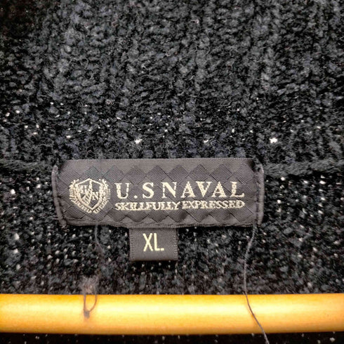 U.S NAVAL パイル調 ハイネックニット メンズ import:XL