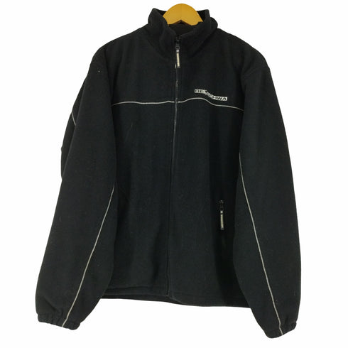 フメイ BESCHWA 90-00s 裏地メッシュ フロントロゴ ハイネックジップアップフリースジャケット メンズ import:L
