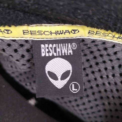 フメイ BESCHWA 90-00s 裏地メッシュ フロントロゴ ハイネックジップアップフリースジャケット メンズ import:L