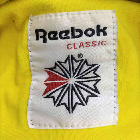 リーボッククラシック REEBOK CLASSIC マルチカラーパッチワーク ジップアップハイネック スウェット メンズ import:XXL