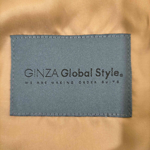 GINZA GLOBAL STYLE LIBERO 本開き 総裏 サイドベンツ 2Bシングル セットアップ メンズ