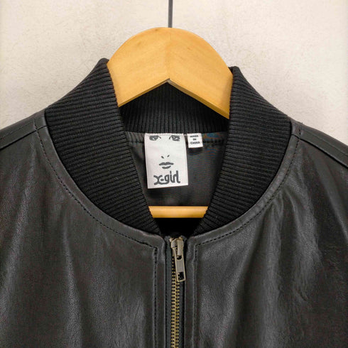 エックスガール X-girl FAUX LEATHER VEST レディース JPN:M